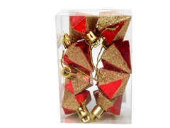 31588 [НУ-0051]Набор ёлочных подвесок 8 шт Алмазы 5 см НУ-0051