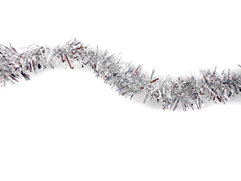 Мишура серебряная Новогодняя сказка НУ-6504 кратно 10