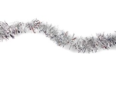 31595 [НУ-6509]Мишура серебрянная Сверкающая ёлка НУ-6509