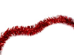 31597 [НУ-6511]Мишура красная Сверкающая ёлка НУ-6511