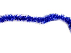 31598 [НУ-6512]Мишура синяя Сверкающая ёлка НУ-6512