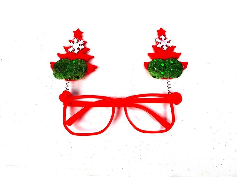 Очки карнавальные Ёлочки НУ-4396