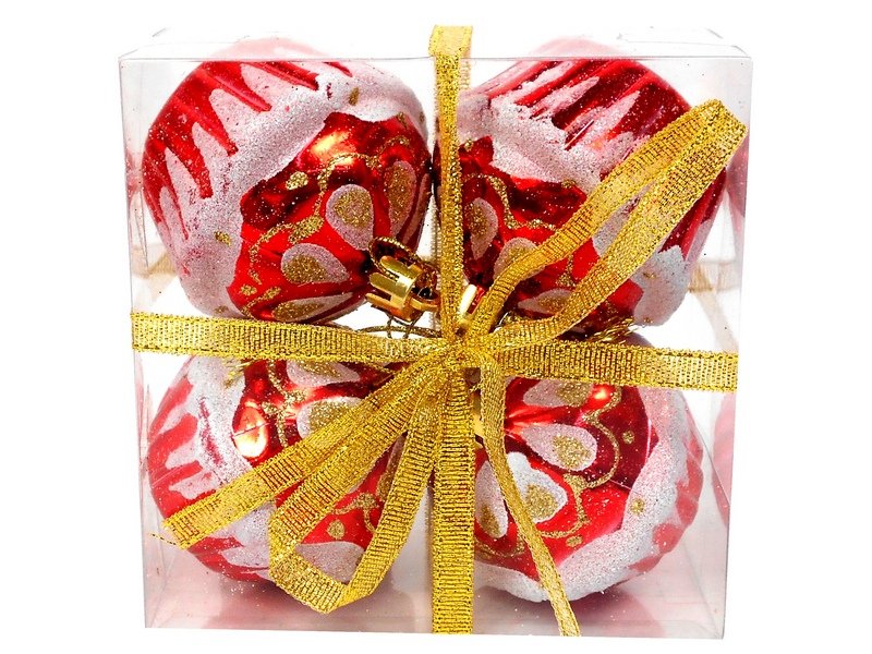 Набор ёлочных подвесок "Кексики" 6 см 4 шт НУ-8351