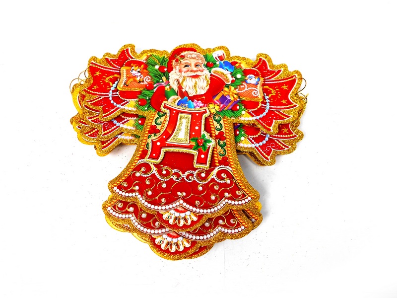 Купить оптом Гирлянда картонная "С Новым Годом" 2,31 м НУ-8303 в Луганске