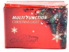 31710 [НУ-6545]Гирлянда метражная 3.5 м, 50 белых ламп, прозрачная нить, 8 режимов НУ-6545