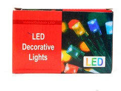 31717 [НУ-6554]Гирлянда метражная 9 м, 100 разноцветных ламп, прозрачная нить, 8 режимов НУ-6554