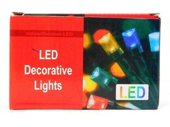 31722 [НУ-6563]Гирлянда метражная 13м (темная нить, 152 разноцветные лампы) НУ-6563