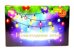 31724 [НУ-6565]Гирлянда метражная 13 м, 152 красные лампы, темная нить, 8 режимов НУ-6565