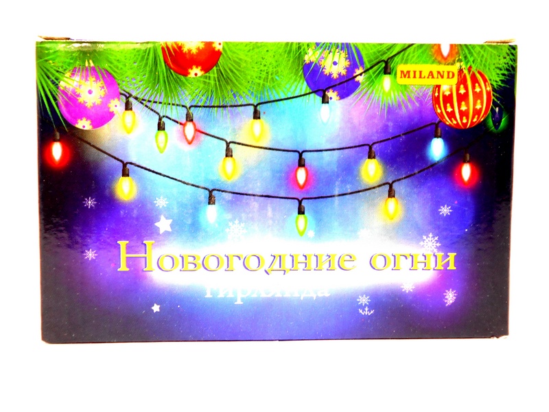 Гирлянда метражная 13 м, 152 красные лампы, темная нить, 8 режимов НУ-6565