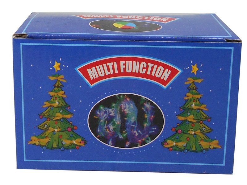 Гирлянда метражная 20 м, 240 разноцветных ламп, прозрачная нить, 8 режимов НУ-6570