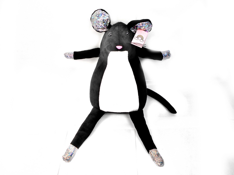 Купить оптом Мышь Соня серебро 30см 201908/21/30 в Луганске