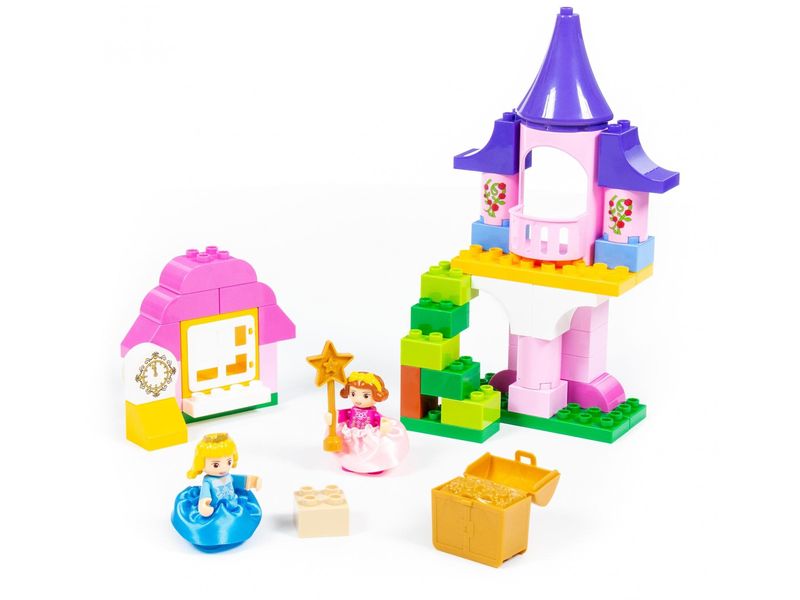 Купить оптом Конструктор "Макси" - "Весёлая принцесса" 50 эл. в коробке в Луганске