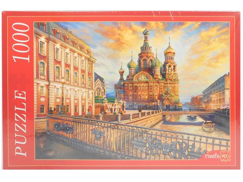 ПАЗЛЫ 1000 элементов. САНКТ-ПЕТЕРБУРГ. СПАС-НА-КРОВИ