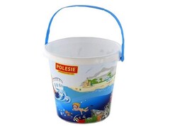 Ведро большое с наклейкой