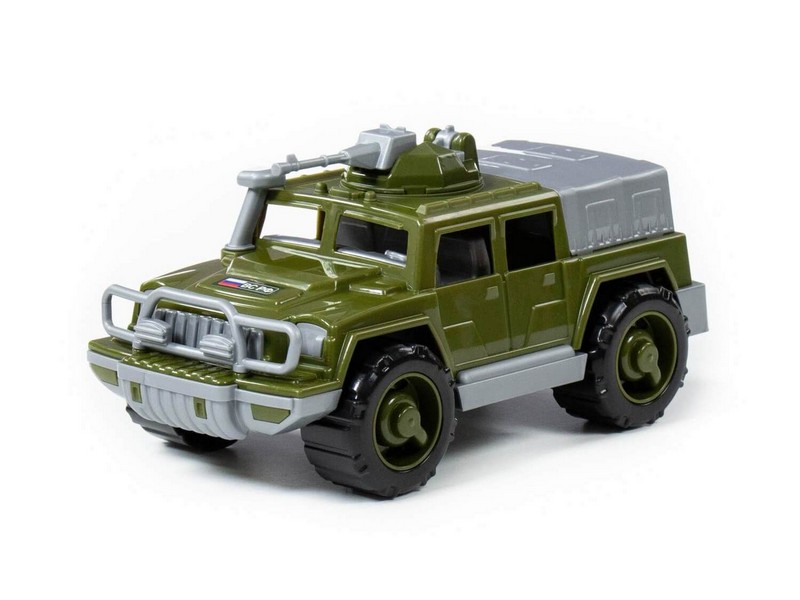 Автомобиль джип военный "Разведчик" с 1-м пулемётом
