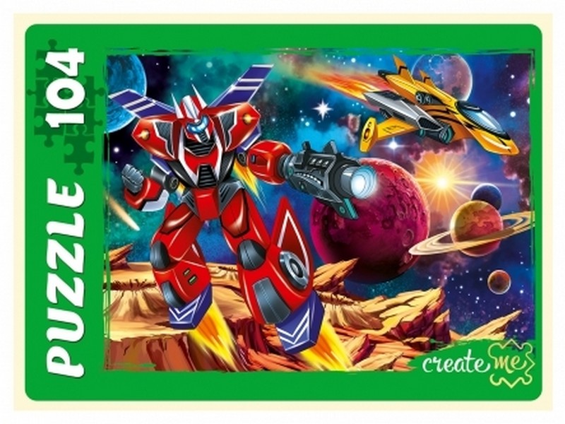 ПАЗЛЫ 104 элемента. БОЕВОЙ РОБОТ