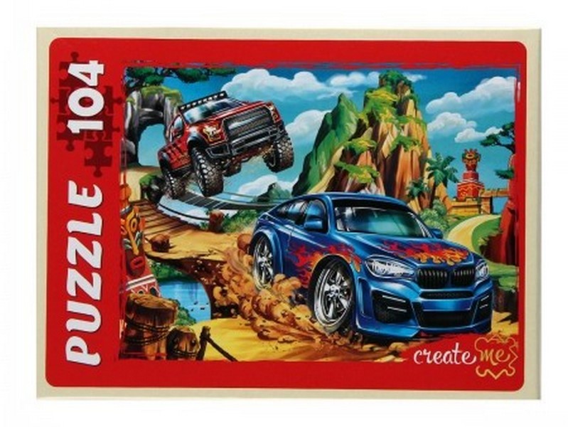 ПАЗЛЫ 104 элемента. КРУТЫЕ МАШИНКИ №4