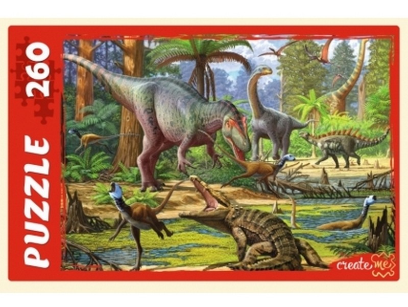 ПАЗЛЫ 260 элементов. МИР ДИНОЗАВРОВ