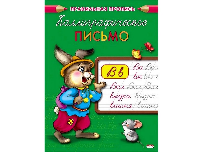 Пропись А5 8л. КАЛЛИГРАФИЧЕСКОЕ ПИСЬМО (цвет. мелов. обл.) ПР-2996