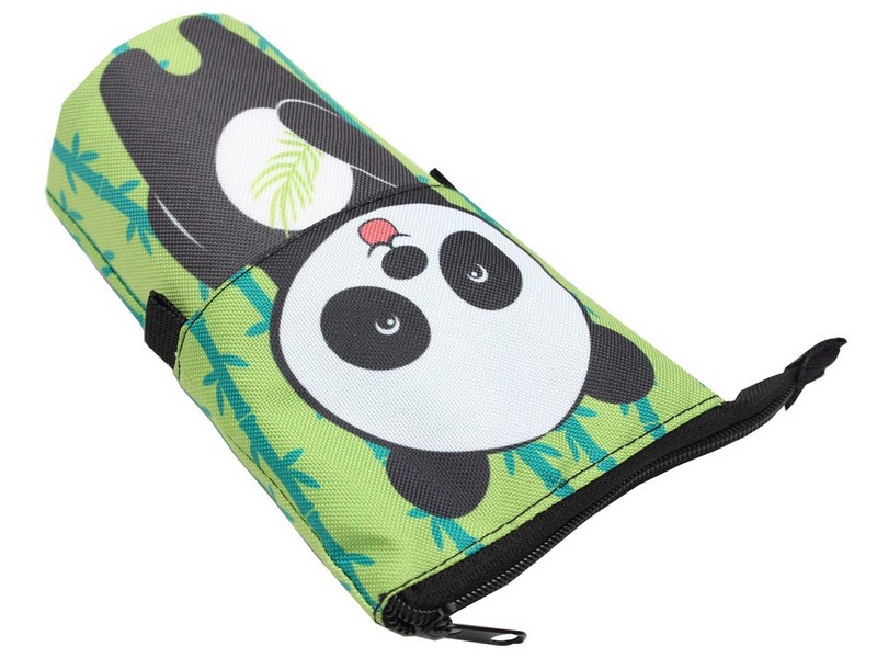 Купить оптом Пенал- стакан трансформер ДОВОЛЬНАЯ ПАНДА печать на ткани (ПН-2843) в Луганске