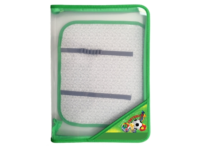 Папка для труда А4 ЯРКИЕ МЯЧ И КУБОК (пластик)