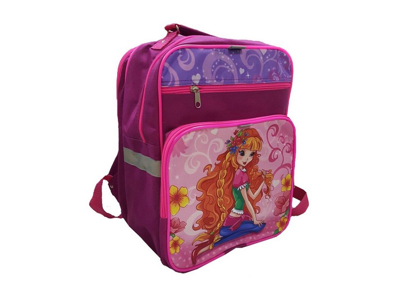 РАНЕЦ РЫЖЕВОЛОСАЯ ДЕВОЧКА водонепр., свет.отраж, 2 отд, 2 карм., мягк. спинка 340х270х160 (Р-2799)