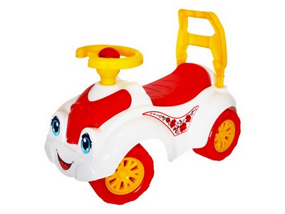 Автомобиль для прогулок бело-красный
