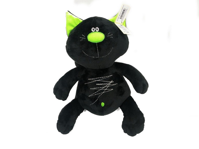 Купить оптом Кот Батон черный 27см 202007/13/27 в Луганске