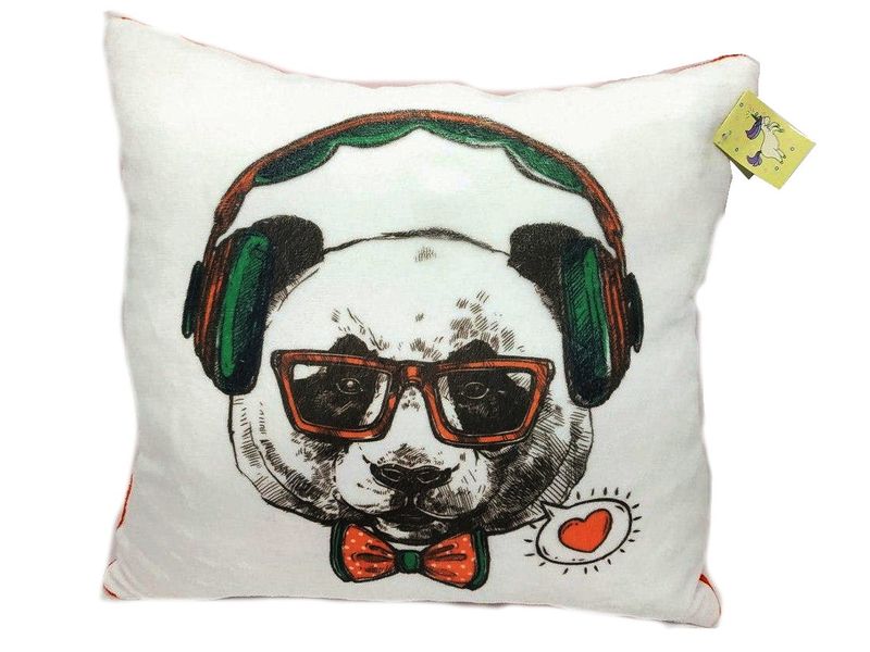 Подушка-игрушка Панда в наушниках VAP-058