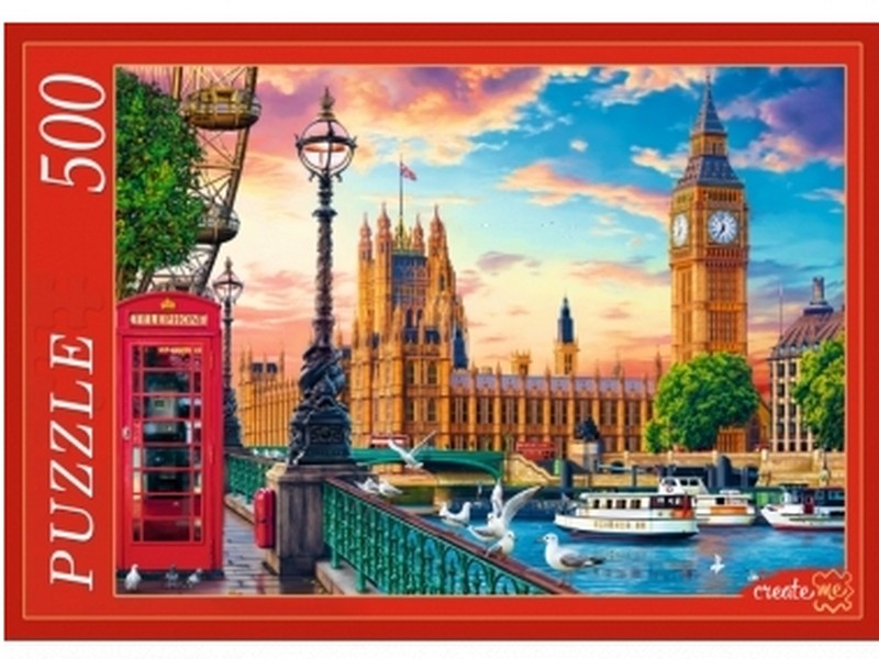 ПАЗЛЫ 500 элементов. ЛОНДОН. ВЕСТМИНСТЕРСКИЙ ДВОРЕЦ