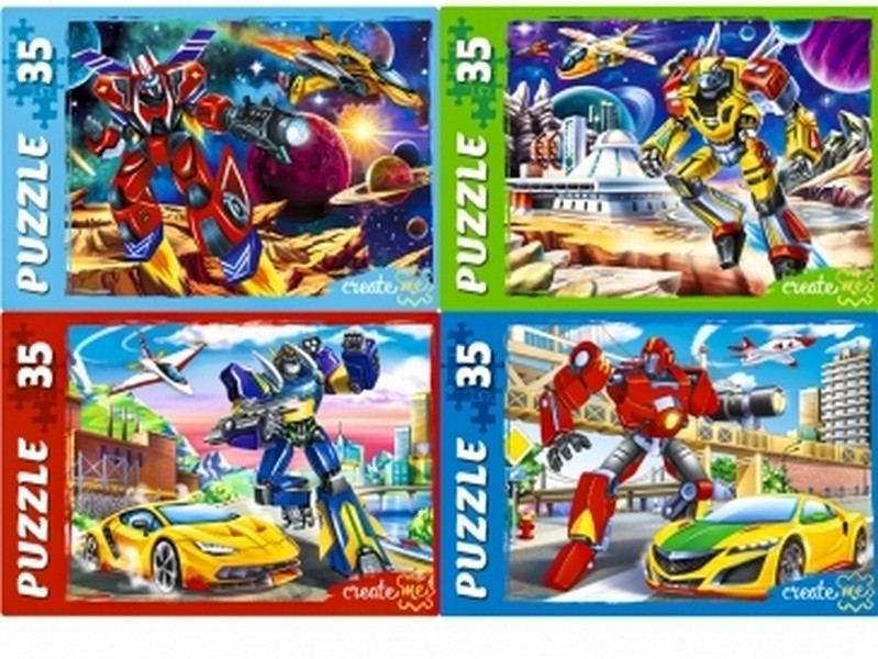 ПАЗЛЫ 35 элементов. МИР ТРАНСФОРМЕРОВ №7 кратно 32