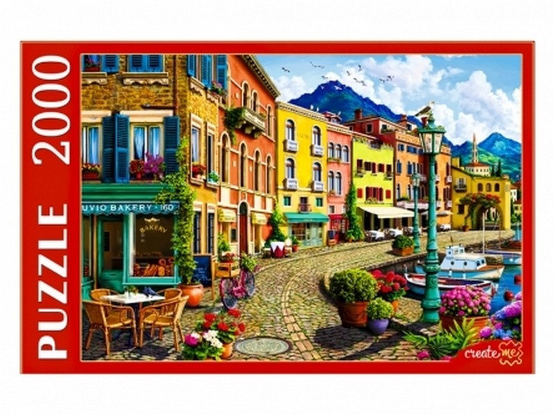 ПАЗЛЫ 2000 элементов. ЯРКАЯ ЛЕТНЯЯ НАБЕРЕЖНАЯ