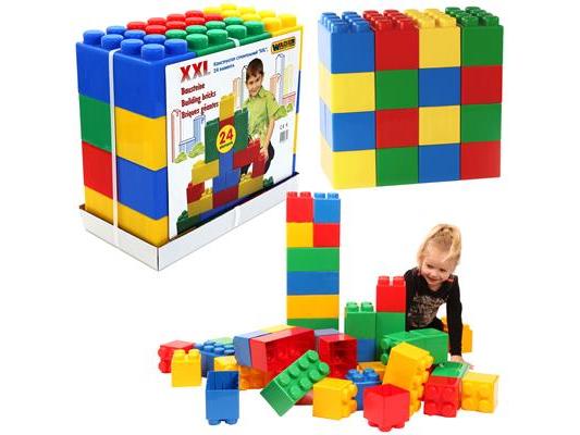 Конструктор строительный "XXL", 24 элемента