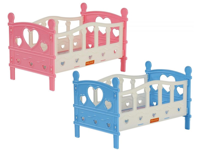 Купить оптом Кроватка сборная для кукол №2 5 эл. в пакете в Луганске