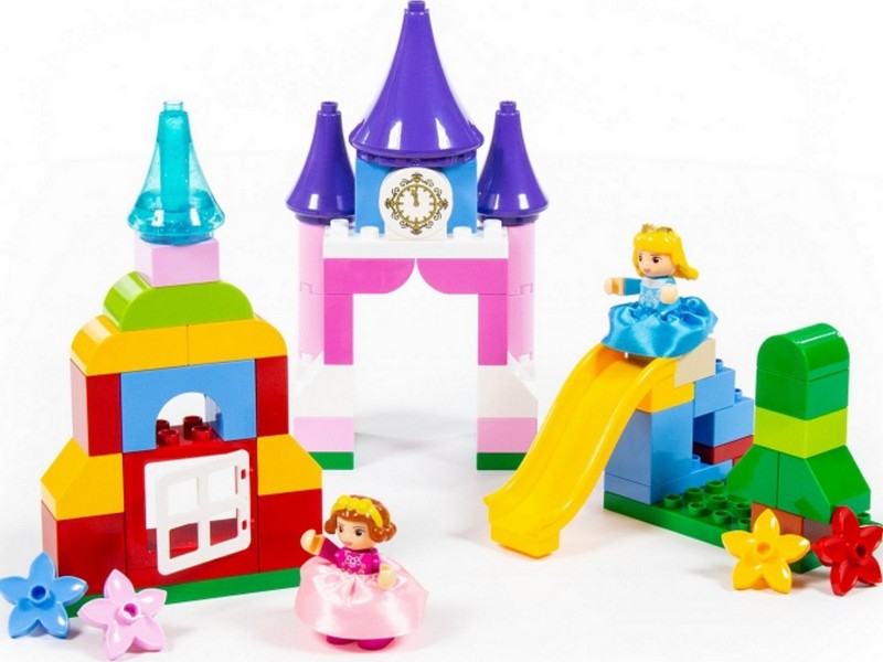 Конструктор "Макси" - "Весёлая принцесса" 70 эл. в коробке