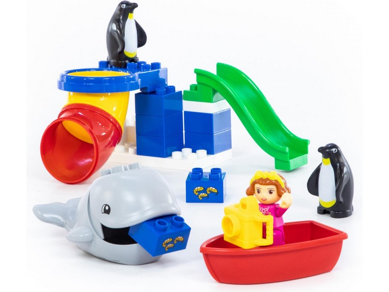 Конструктор "Макси" - "Зоопарк" 138 эл. в коробке