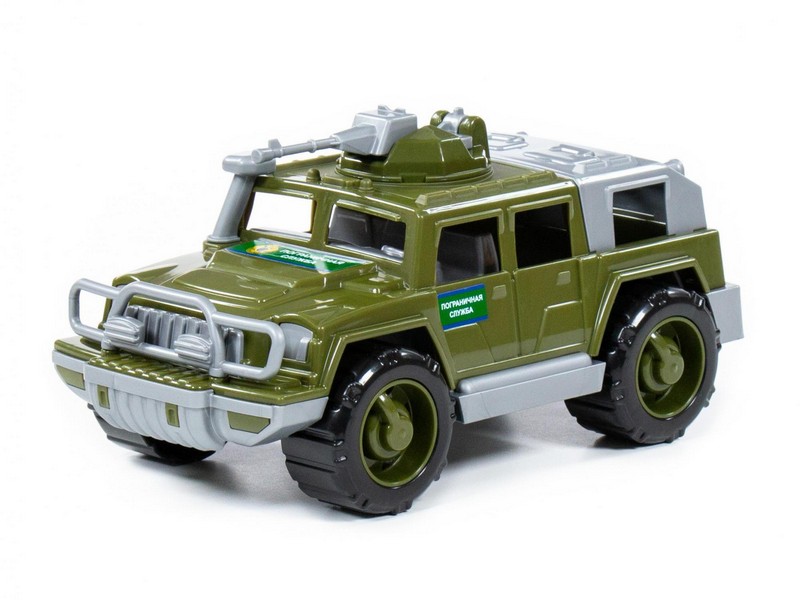 Автомобиль джип пограничный "Разведчик" с 1-м пулемётом