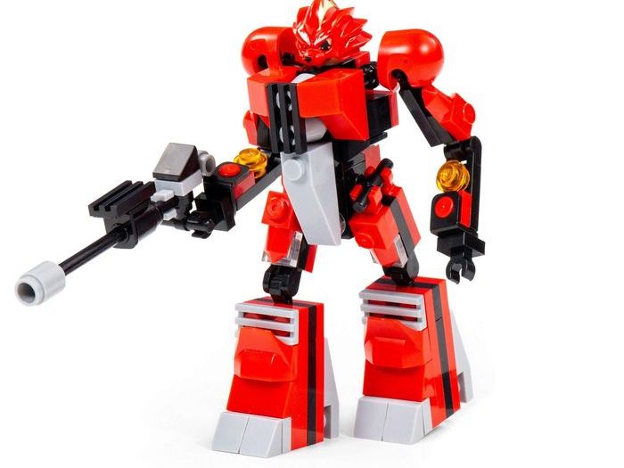 Конструктор "Классик" "Роботы-воины-1.5" 96 эл. в коробке