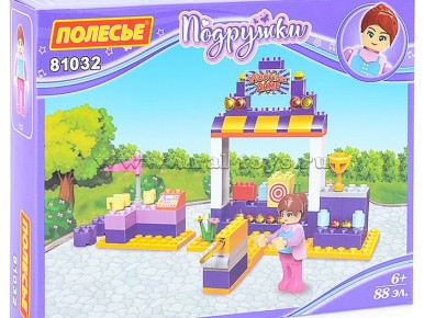 Конструктор "Классик" "Подружки-8" 88 эл. в коробке