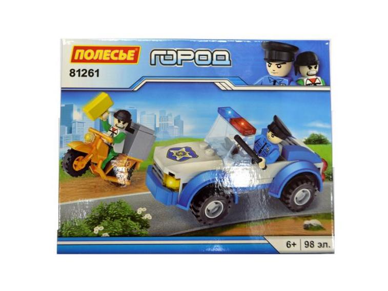 Конструктор "Классик" "Город. Полиция-4" 98 эл. в коробке