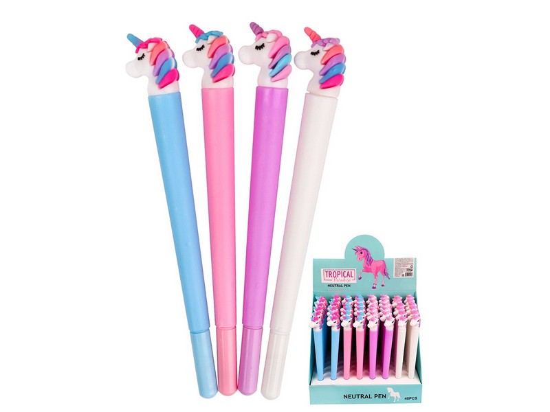 Ручка гелевая СИНЯЯ "МАЛЕНЬКИЙ ЕДИНОРОГ" d=0,5 РГ-3156