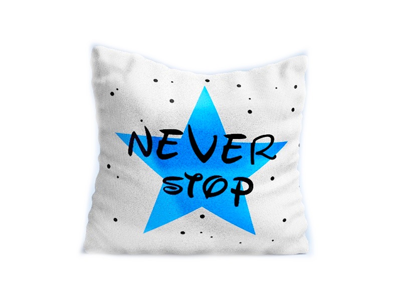 Подушка-игрушка Звезда надпись VAP-110