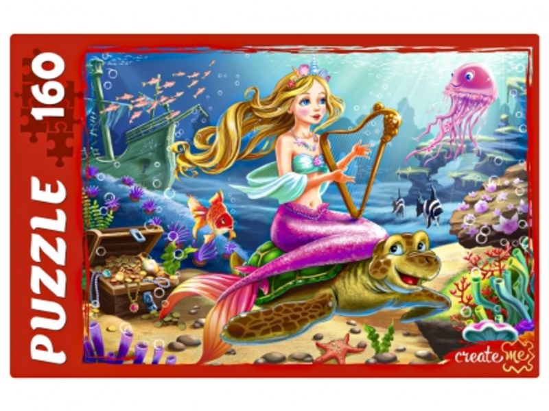 ПАЗЛЫ 160 элементов. РУСАЛОЧКА №2