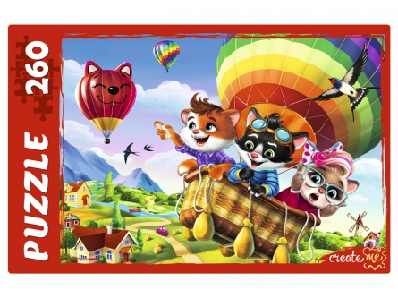 ПАЗЛЫ 260 элементов. ИСТОРИЯ КОТОВ №4