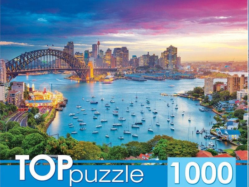 TOPpuzzle ПАЗЛЫ 1000 элементов. АВСТРАЛИЯ. СИДНЕЙ