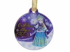 38898 [38378]Новогодний магнит "Снегурочка" 5,4*6см 38378