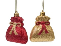 38982 [79305]Набор подвесок МЕШОЧКИ из полистирола 7 см (2шт/уп) 79305