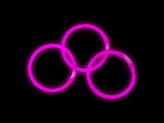 38998 [81531]Браслет светящийся РОЗОВЫЙ (3шт/уп) 81531