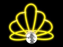 39007 [80253]Светящаяся корона желтая 80253