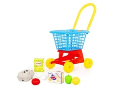 39055 [67890]Тележка "Supermarket" №1 + набор продуктов №2 в сеточке